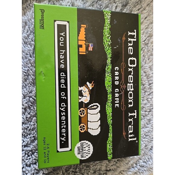 Pressman The Oregon Trail Card Game - Cooperative Gameplay Based on The Classic - Picture 4 of 4